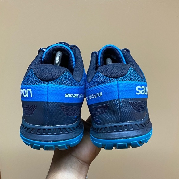 Salomon Sense Escape Trail Running Sneakers Blue Black White Size 13 main image 5